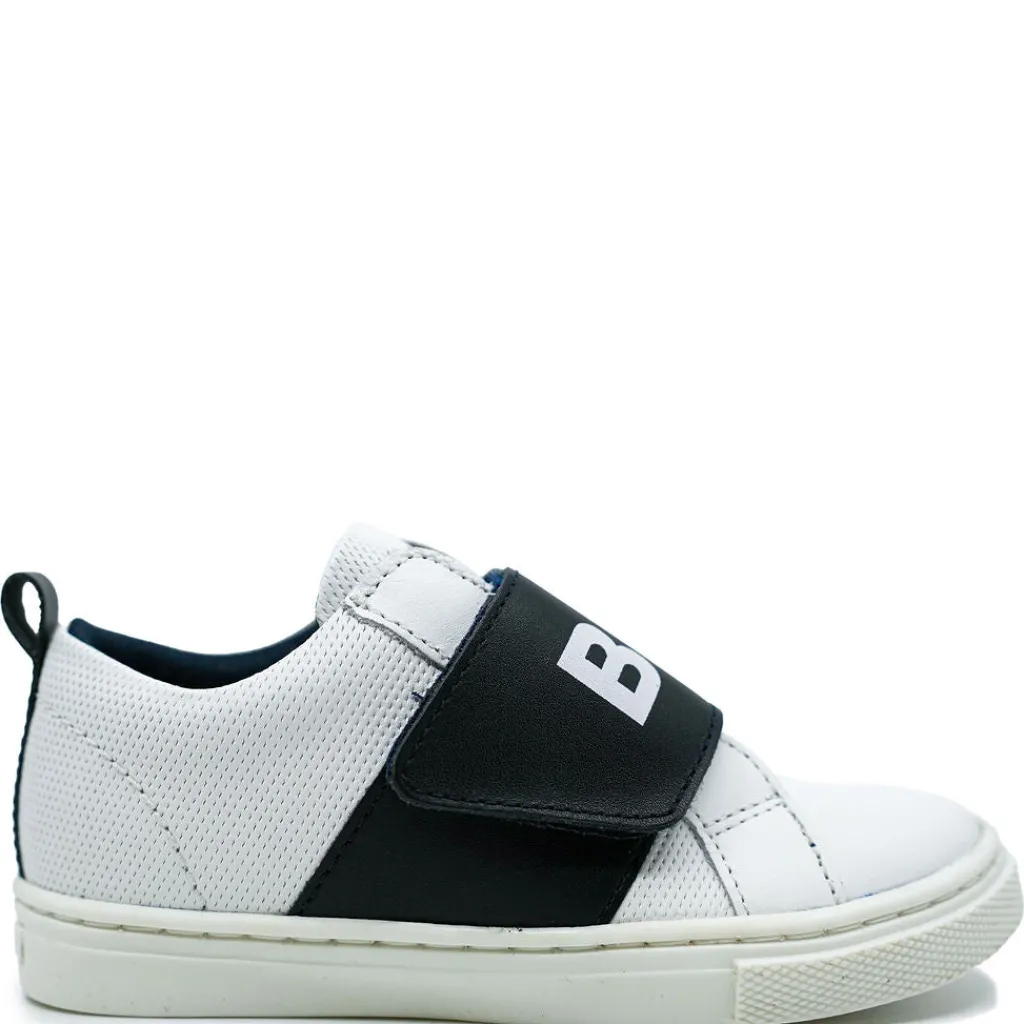 HUGO BOSS Navy and White Velcro Baby Sneaker Clearance