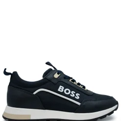 HUGO BOSS Navy Lace Sneaker Discount