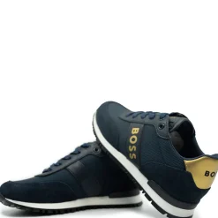 HUGO BOSS Navy Logo Lace Sneaker Clearance