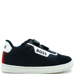 HUGO BOSS Navy Logo Velcro Baby Sneaker Hot