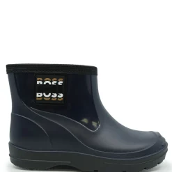 HUGO BOSS Navy Rubber Rainboot Outlet