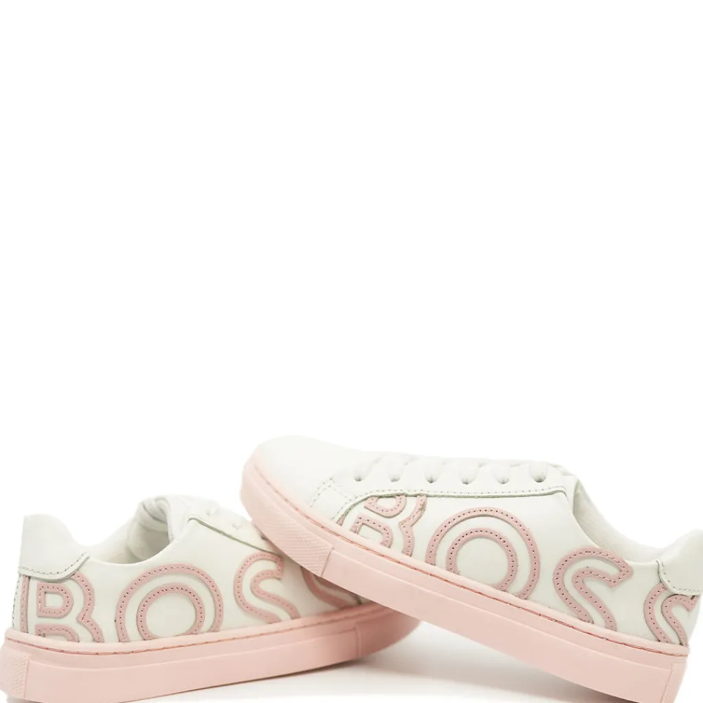 HUGO BOSS Pink Mini Me Sneaker Hot