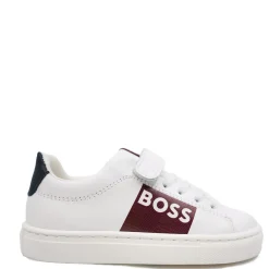 HUGO BOSS White Logo Baby Sneaker Online