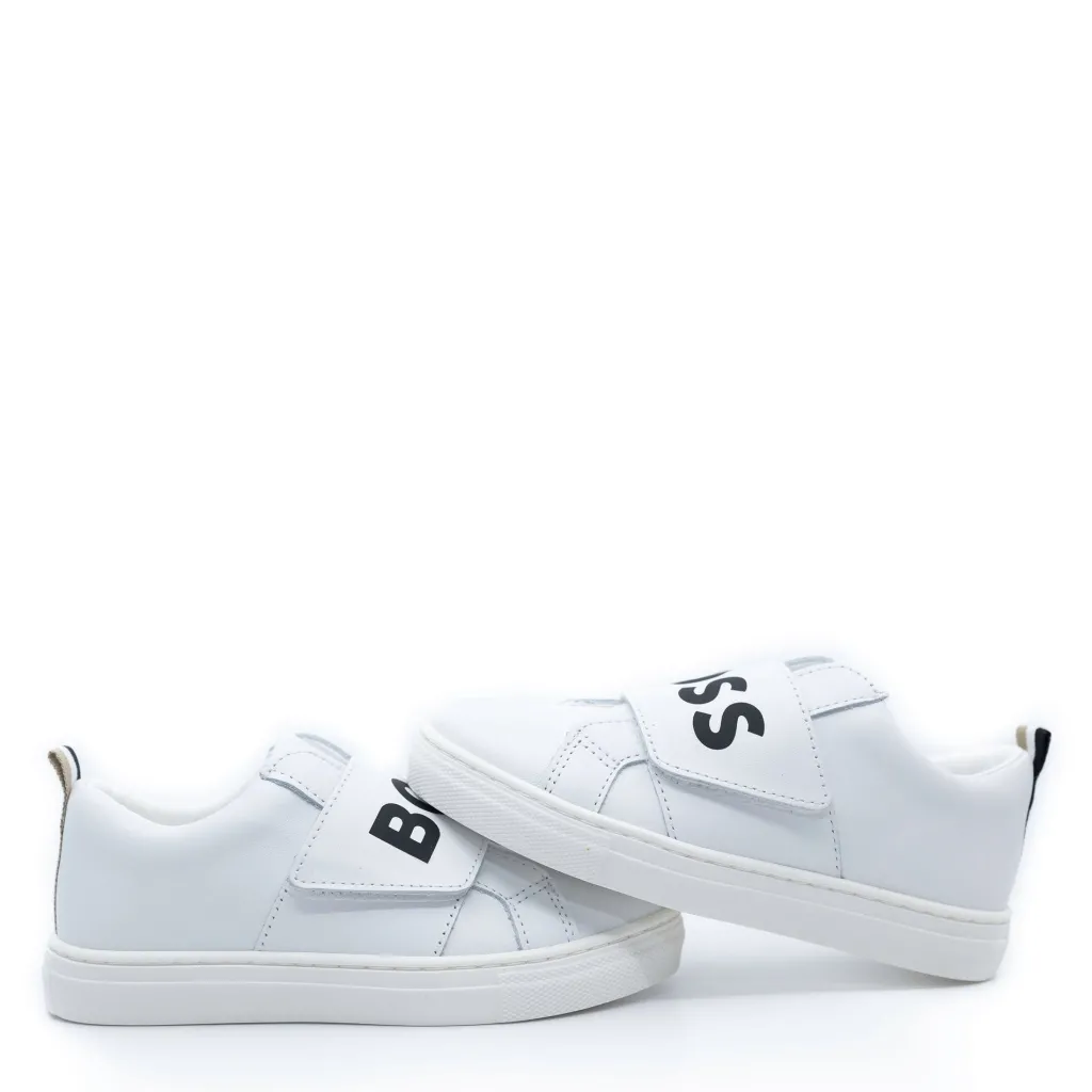 HUGO BOSS White Velcro Sneaker Best