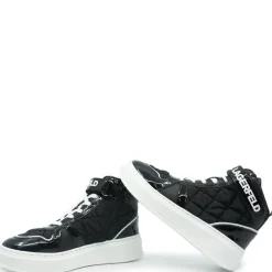 Karl Lagerfeld Black Hightop Sneaker Fashion