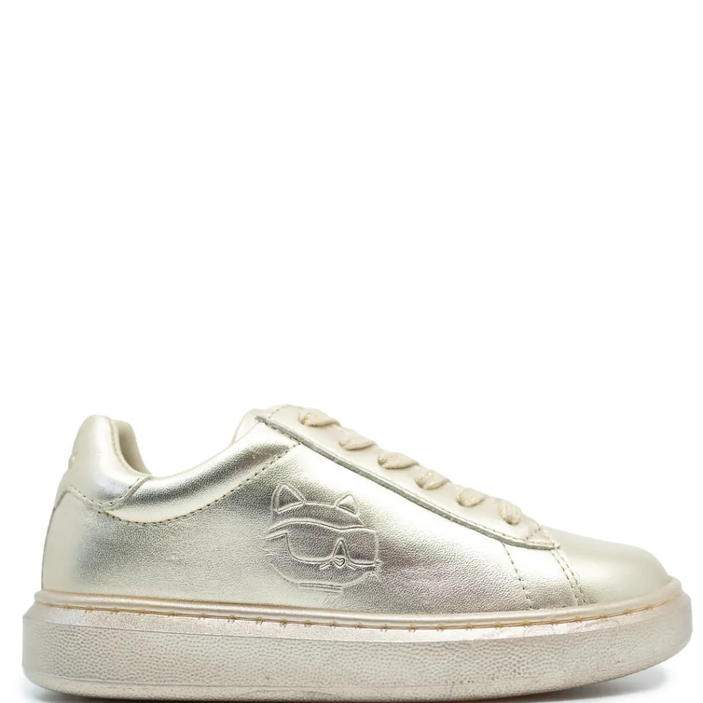 Karl Lagerfeld Gold Logo Sneaker Best