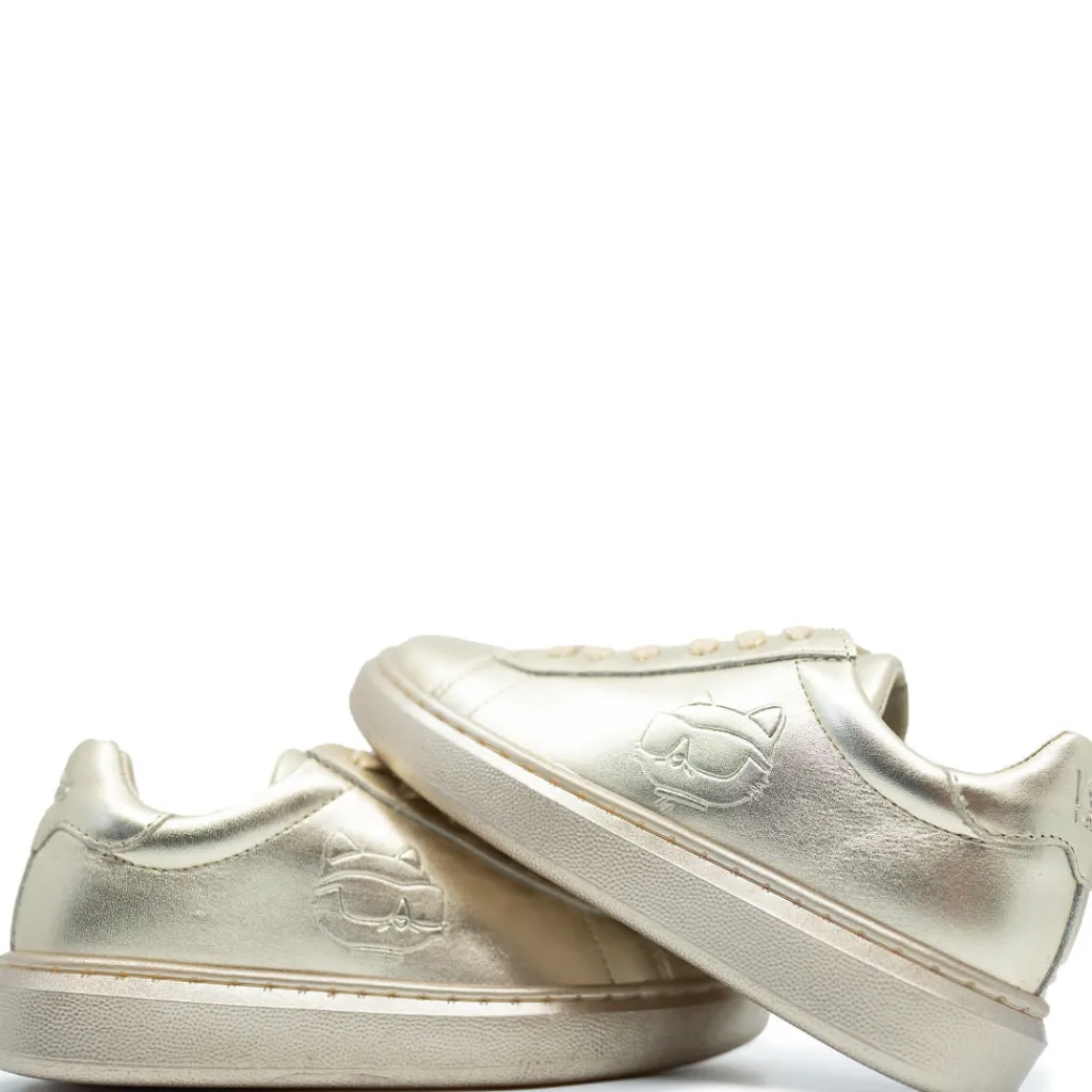 Karl Lagerfeld Gold Logo Sneaker Best