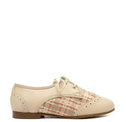LMDI Collection LMDI Beige Plaid Wingtip Oxford Online