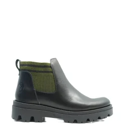 LMDI Collection LMDI Black and Hunter Elastic Combat Boot Hot