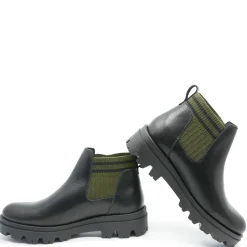 LMDI Collection LMDI Black and Hunter Elastic Combat Boot Hot