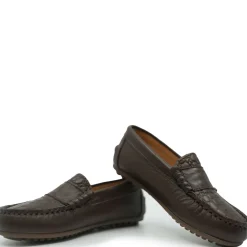 LMDI Collection LMDI Chocolate Croc Penny Loafer Best