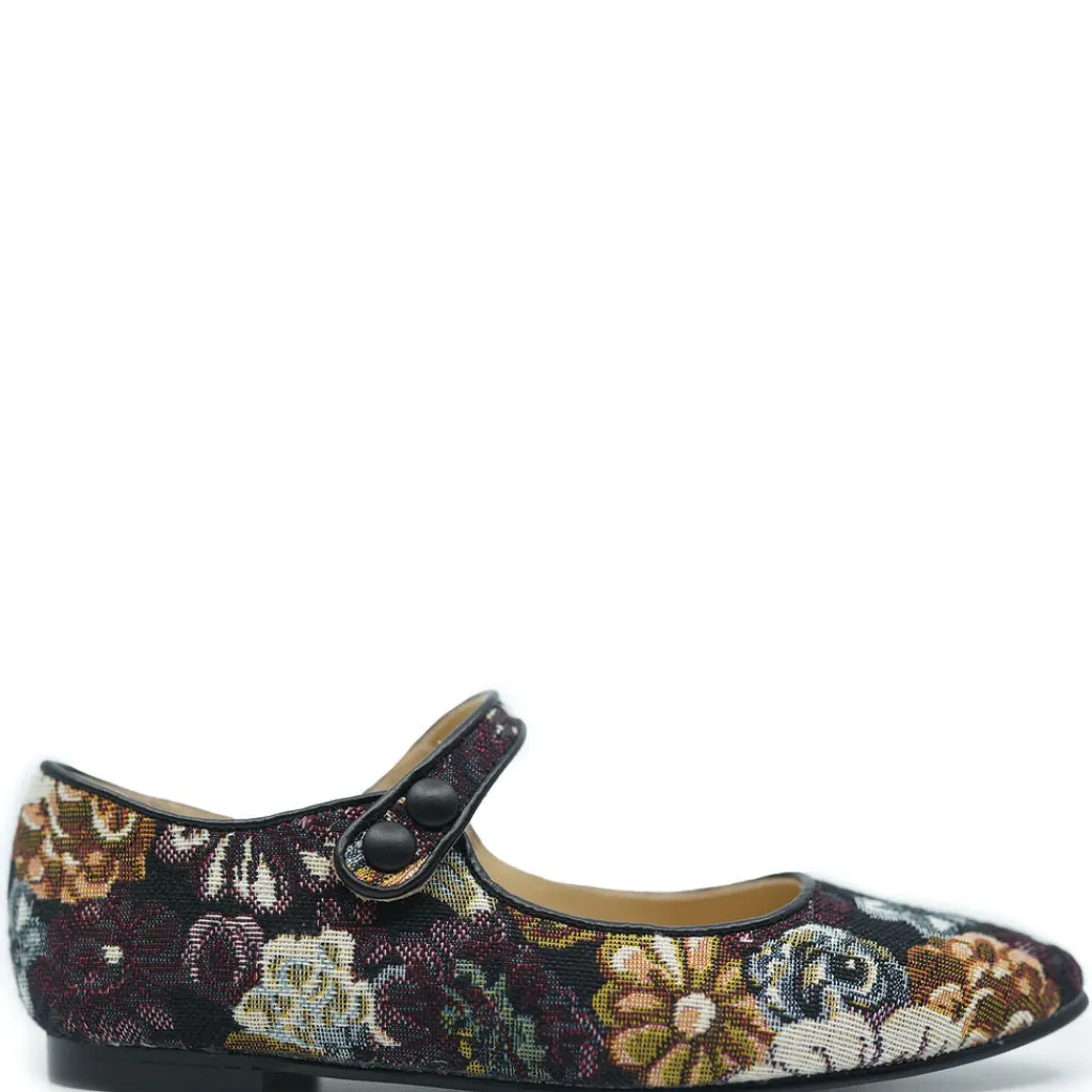 LMDI Collection LMDI Floral Print Pointed Mary Jane New
