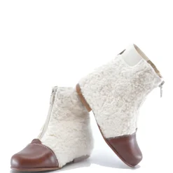 LMDI Collection LMDI Luggage and Sherpa Zipper Bootie Hot