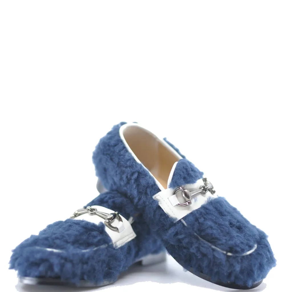 LMDI Collection LMDI Navy Sherpa Buckle Loafer Outlet