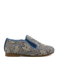 LMDI Collection LMDI Navy Weave Smoking Loafer New