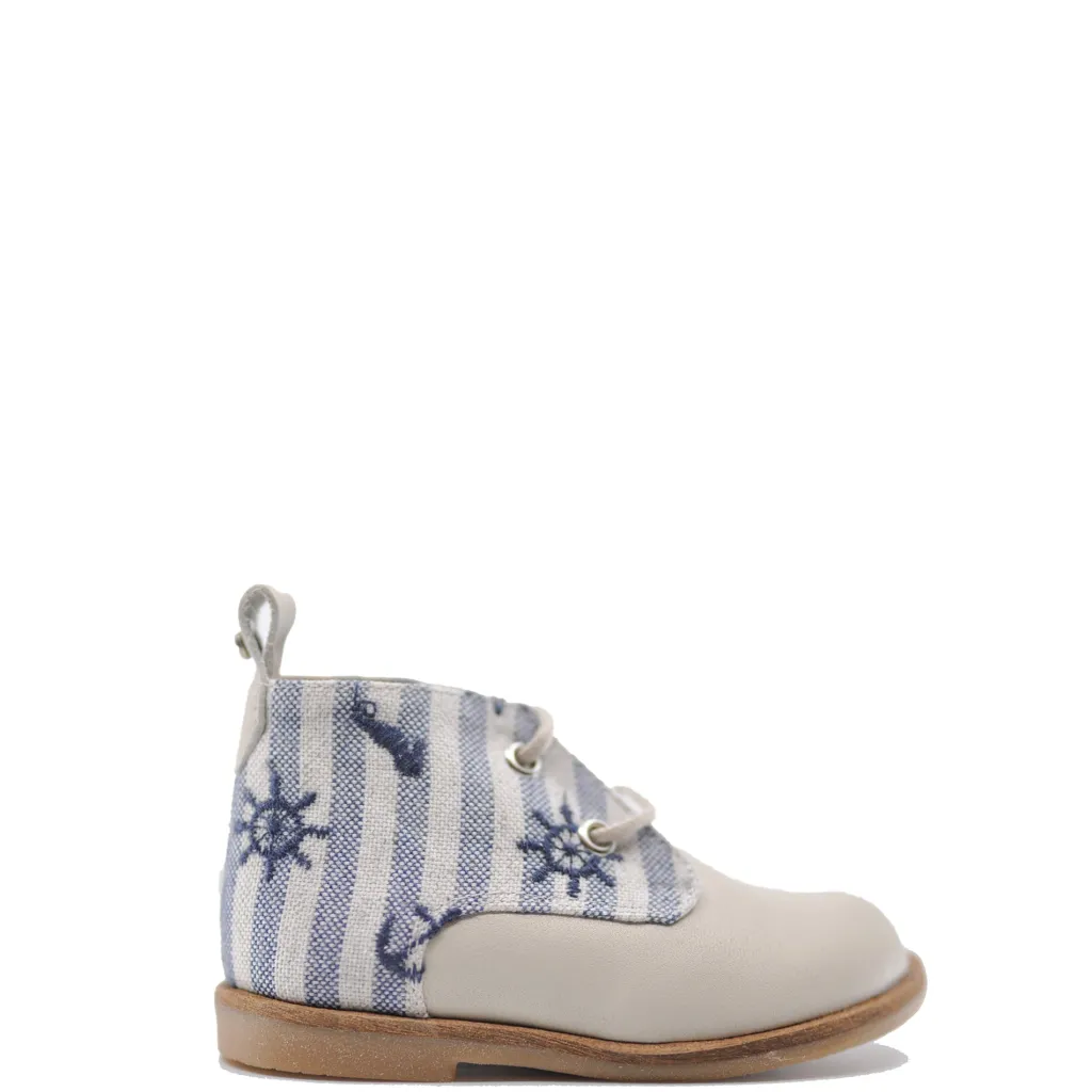 Manuela De Juan Manuela Beige Sea Baby Bootie Fashion