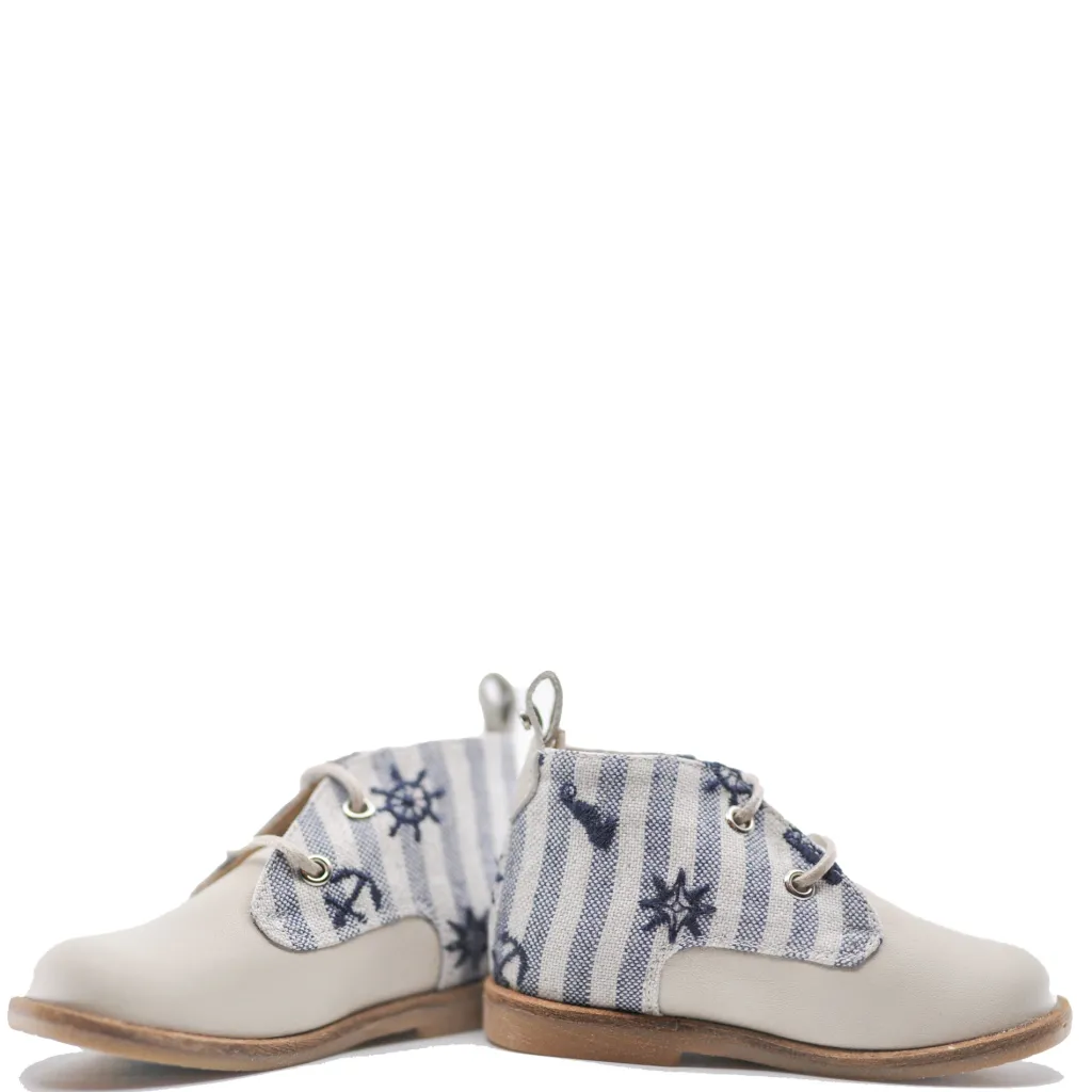 Manuela De Juan Manuela Beige Sea Baby Bootie Fashion