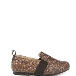 Manuela De Juan Manuela Brown Bottega Elastic Loafer New
