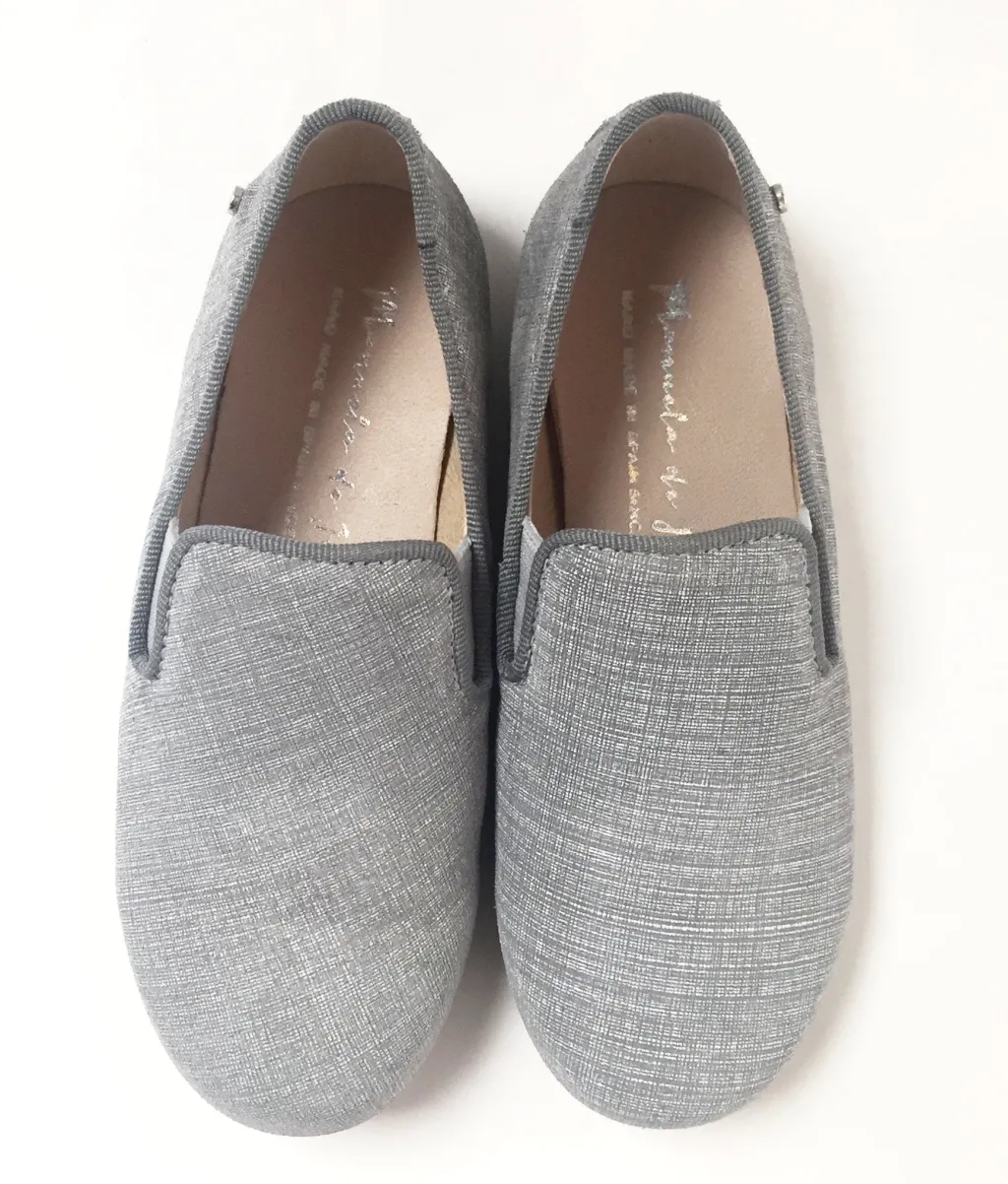 Manuela De Juan Manuela Gray Lined Slip-on Sale