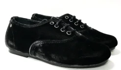 Manuela De Juan Manuela Gray Velvet Derby Clearance
