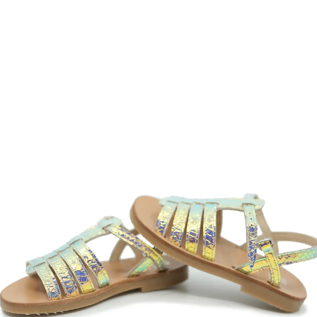 Manuela De Juan Manuela Iridescent Sandal Online