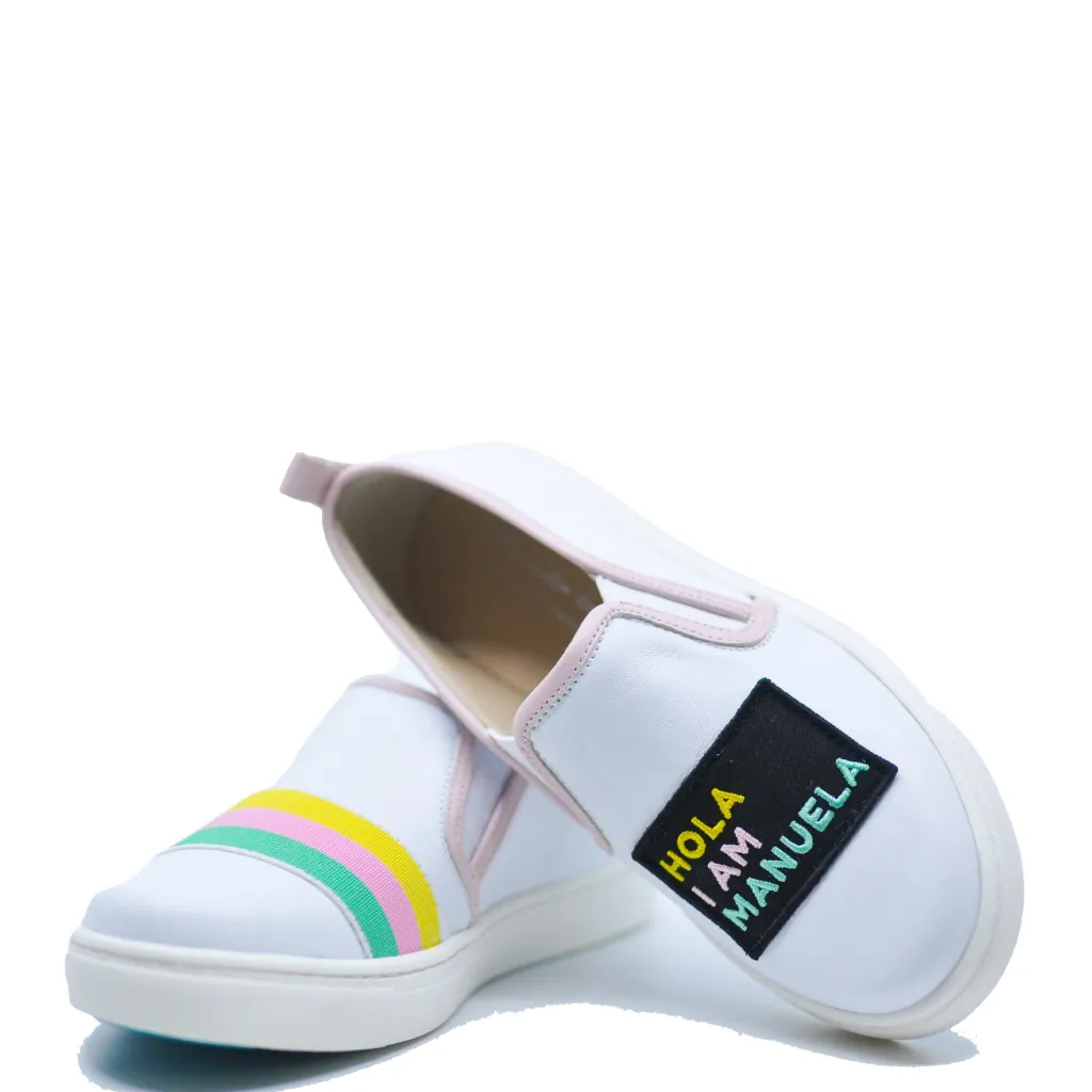 Manuela De Juan Manuela Logo Rainbow Sneaker Online