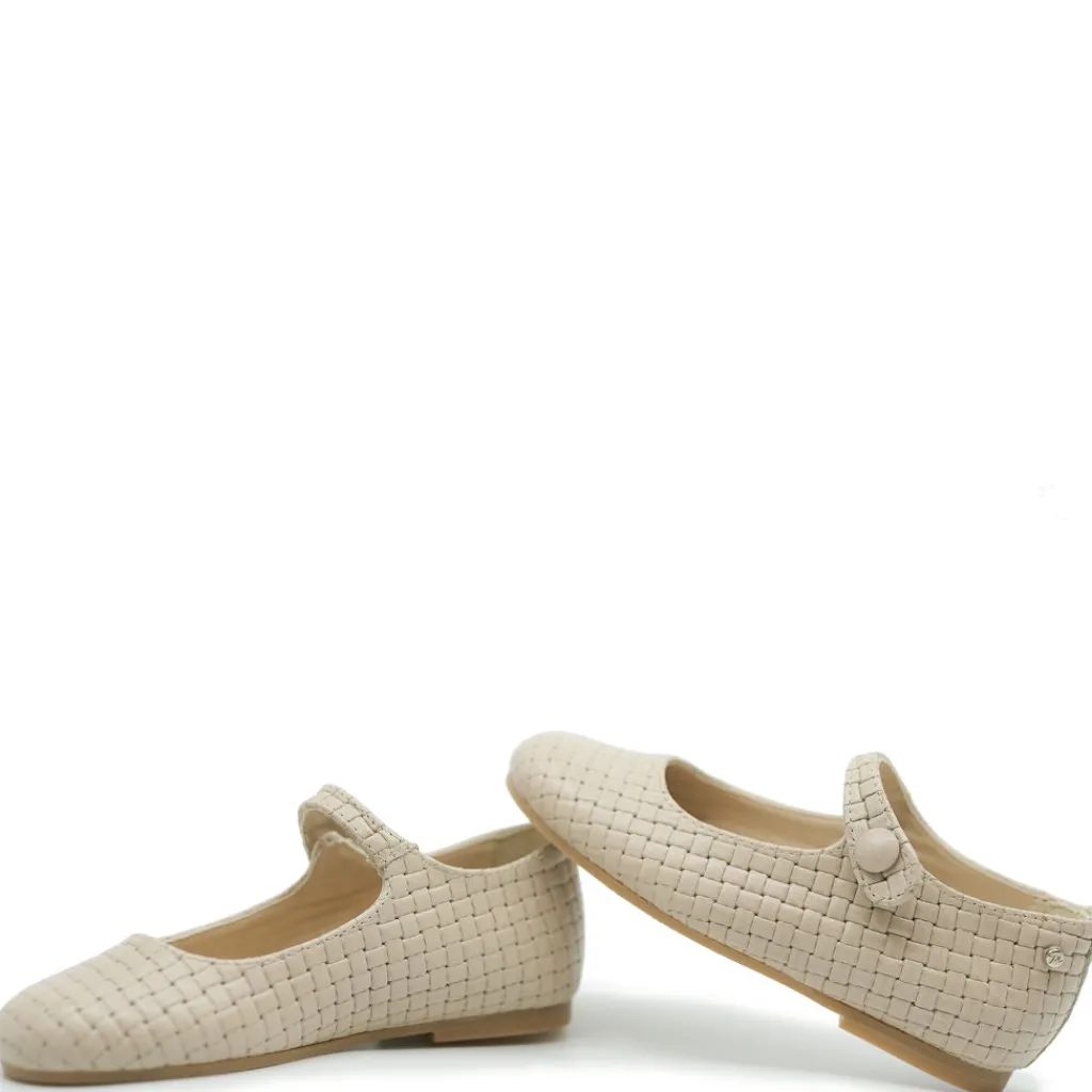 Manuela De Juan Manuela Nude Weave Mary Jane Outlet