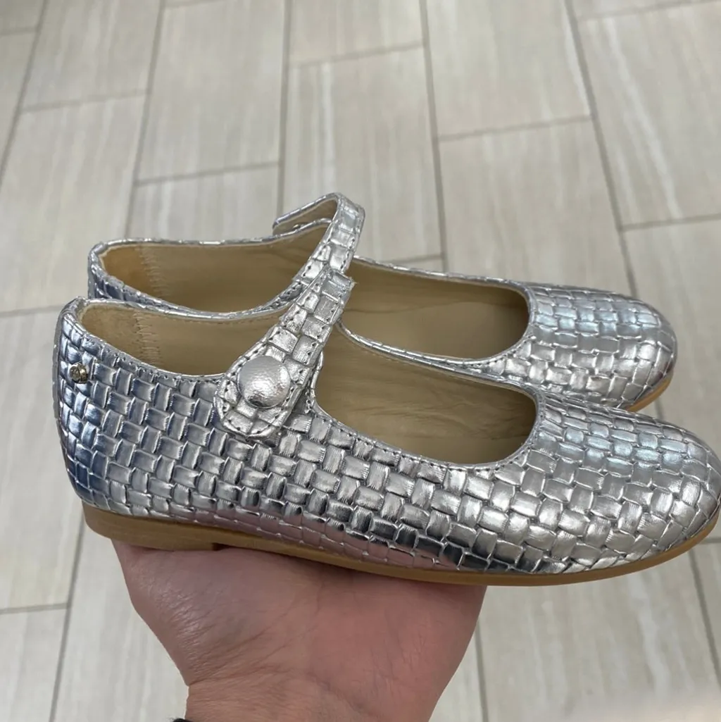 Manuela De Juan Manuela Silver Square Mary Jane Sale