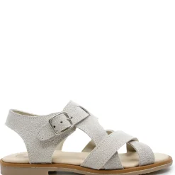 Manuela De Juan Manuela Taupe Criss Cross Sandal Fashion