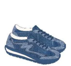 Marc Jacobs Denim Logo Elastic Sneaker Sale