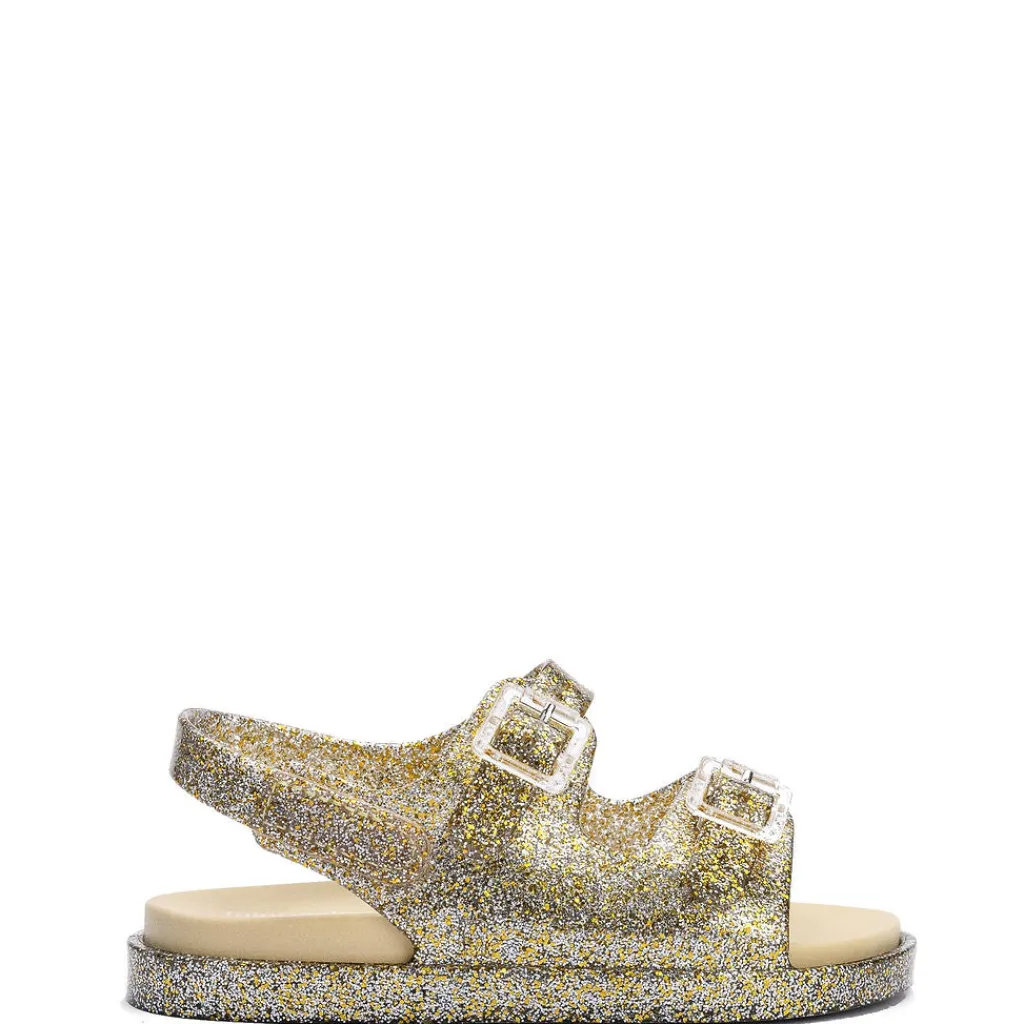 Melissa Mini Gold Glitter Jelly Sandal Sale