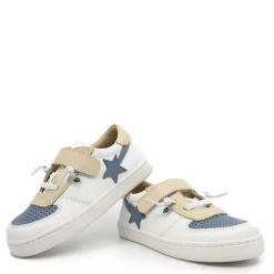 Old Soles Beige and Blue Star Sneaker Discount