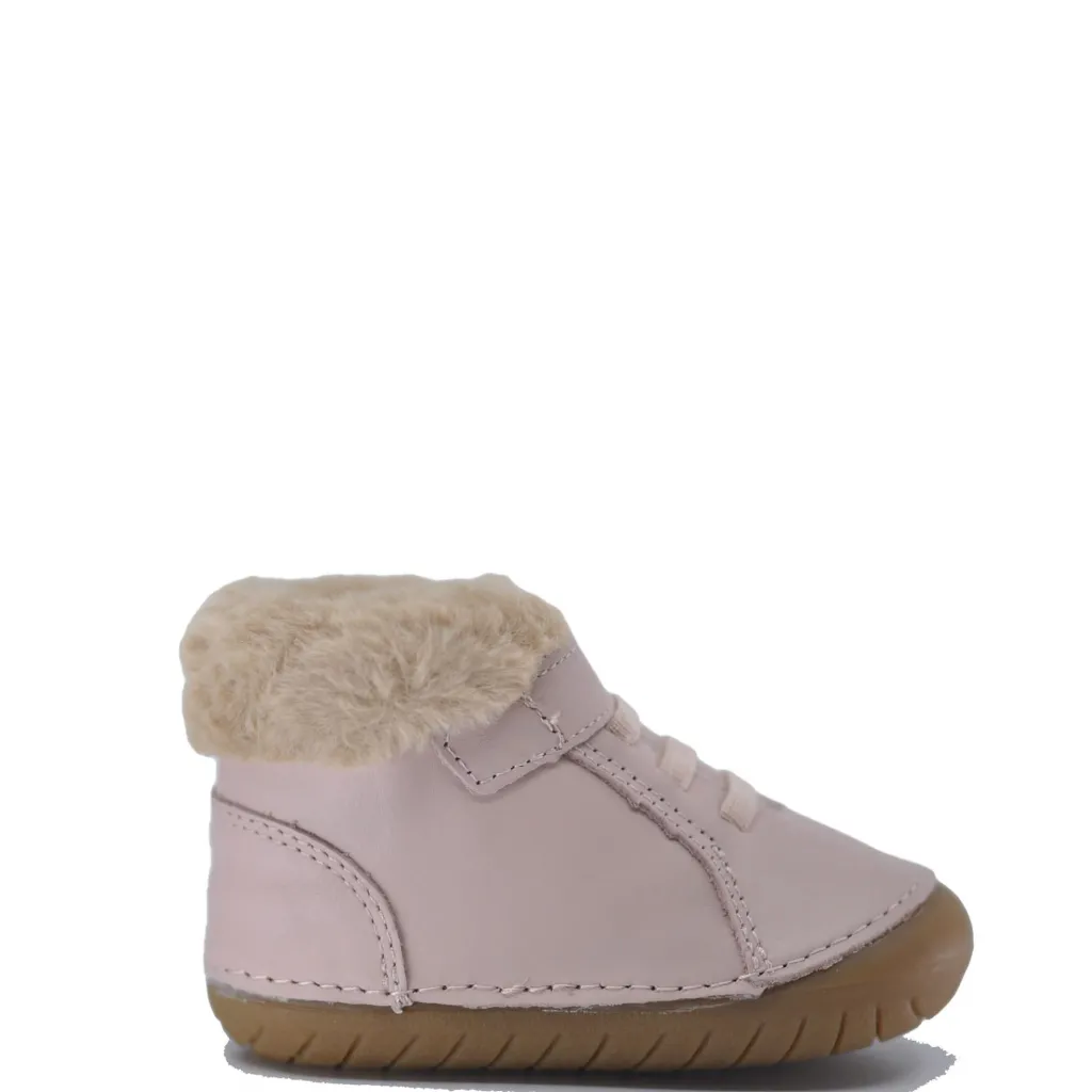 Old Soles Pink Fur Hightop Baby Sneaker Sale
