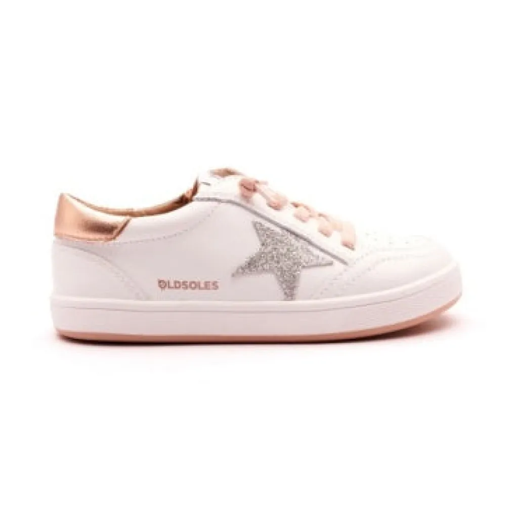 Old Soles Platinum Star Zipper Sneaker Best