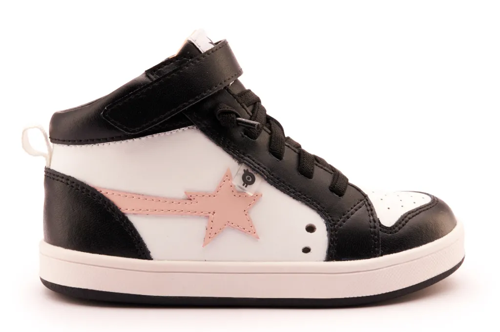 Old Soles Powder Pink Star Hi Top Sneaker Hot