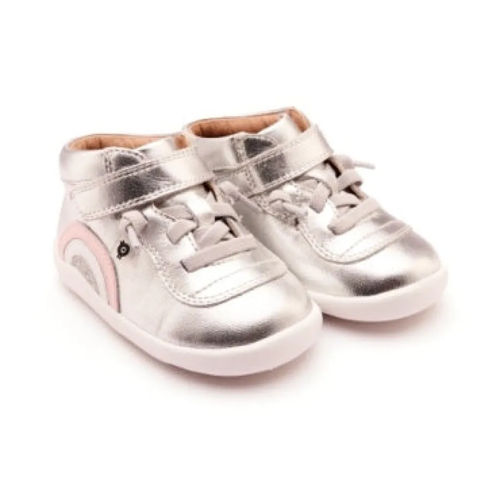 Old Soles Silver Rainbow Baby Sneaker Discount