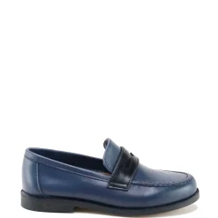 Papanatas Black and Navy Penny Loafer Clearance