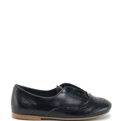 Papanatas Black Elastic Wingtip Oxford Outlet