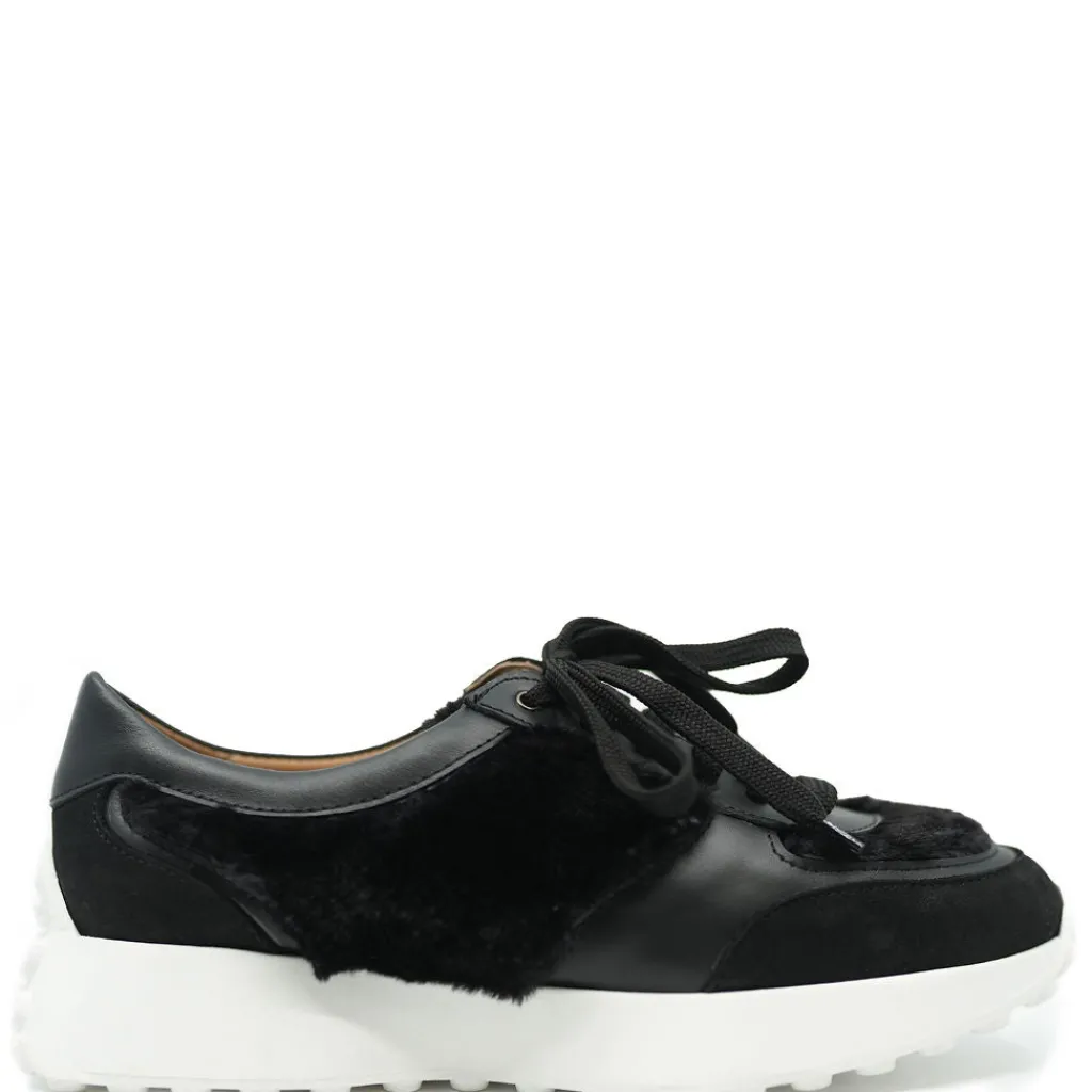 Papanatas Black Fur Sneaker Sale