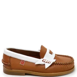 Papanatas Camel and White Penny Loafer Discount