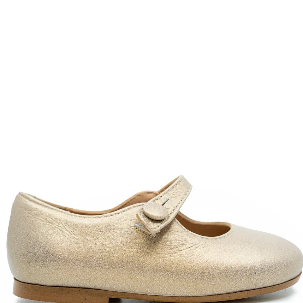 Papanatas Champagne Button Mary Jane Outlet