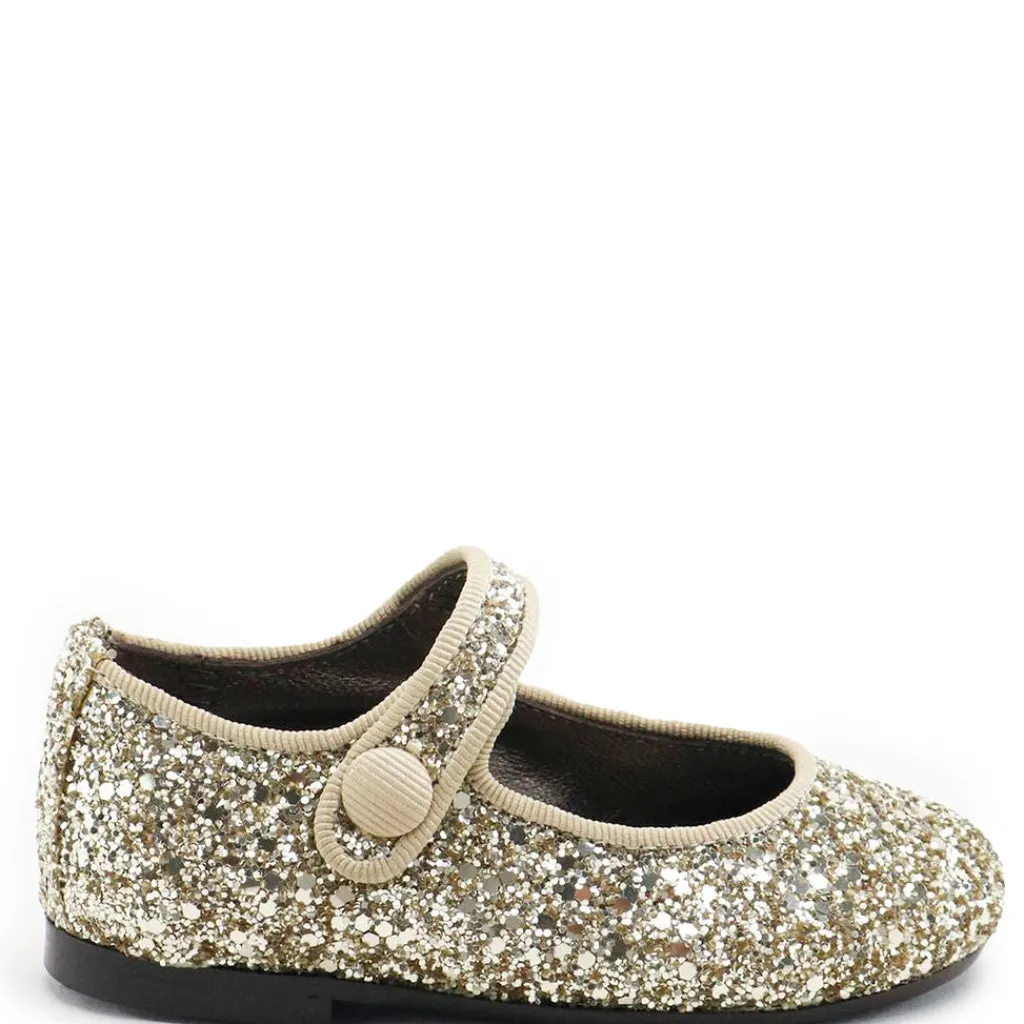 Papanatas Champagne Glitter Mary Jane Outlet