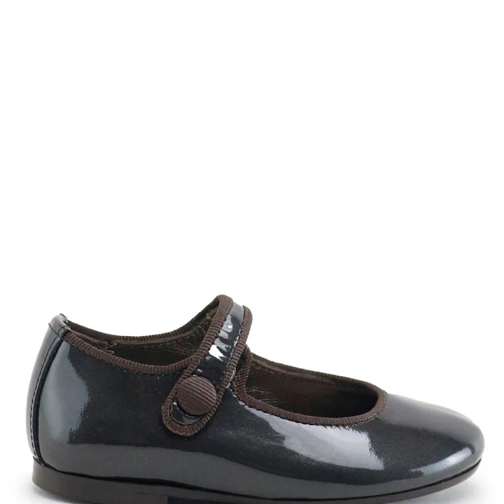 Papanatas Charcoal Patent Mary Jane Sale