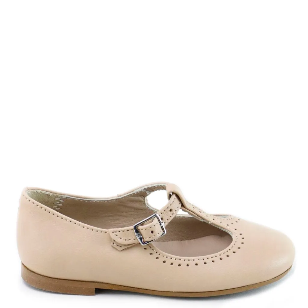 Papanatas Cocoa Beige T Strap Mary Jane Discount