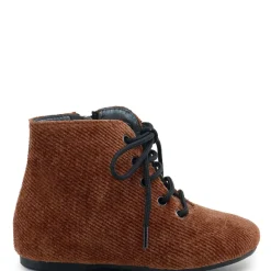 Papanatas Cuero Corduroy Lace Up Bootie Hot