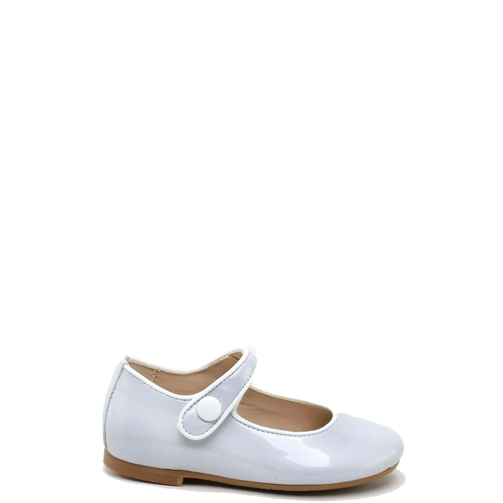 Papanatas Gray and White Patent Mary Jane Online