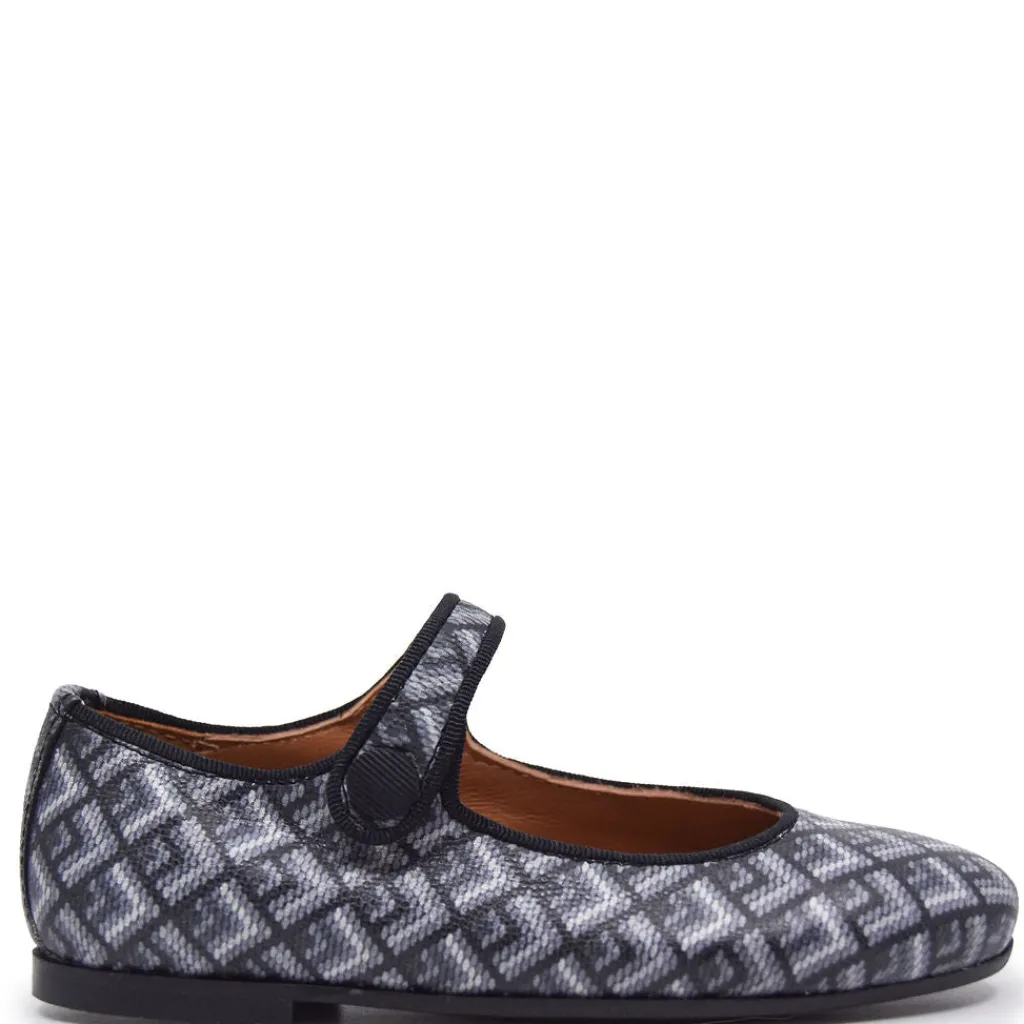 Papanatas Gray Geometric Mary Jane New