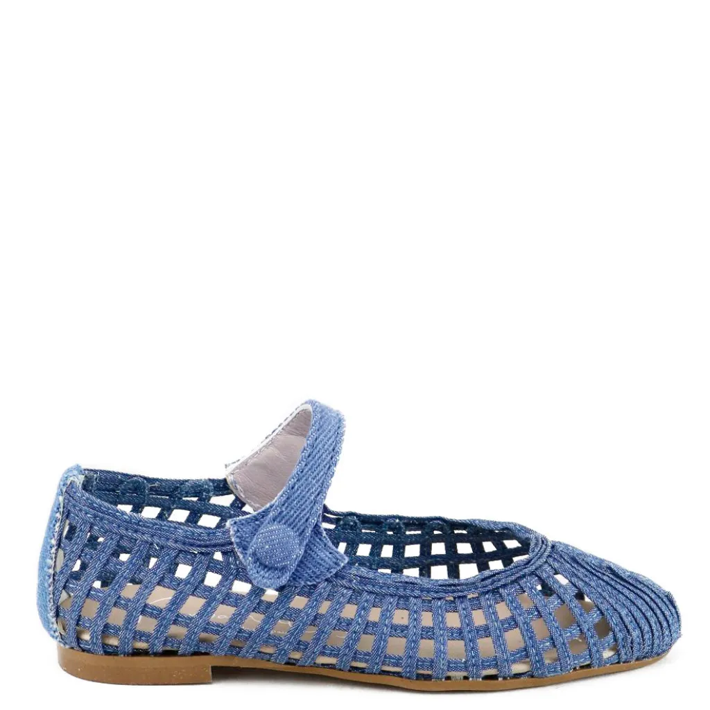 Papanatas Jean Basketweave Mary Jane New