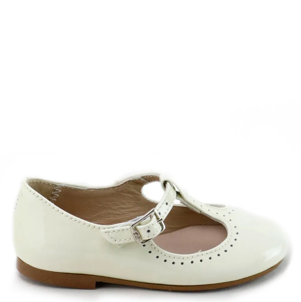 Papanatas Lemon Patent T Strap Mary Jane Clearance