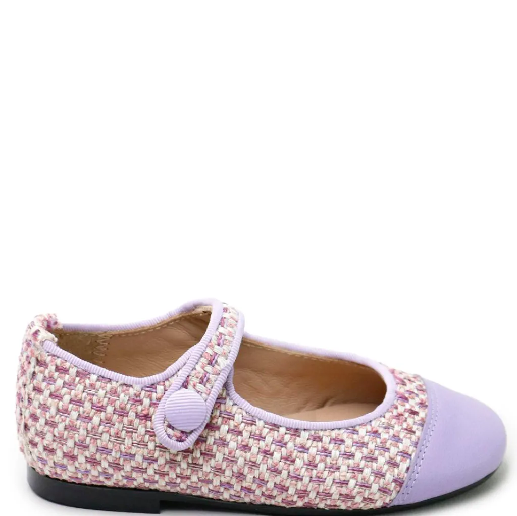 Papanatas Lilac Weave Captoe Mary Jane Sale